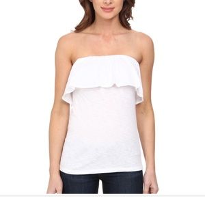 Lily Pulitzer Strapless White top